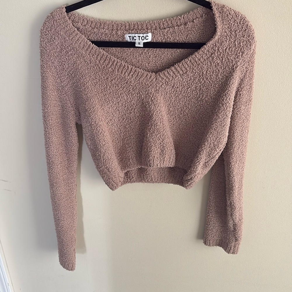 Plush Soft Tan Sweater